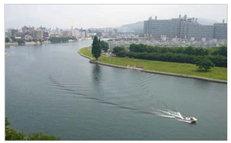 일본 오타강 전경