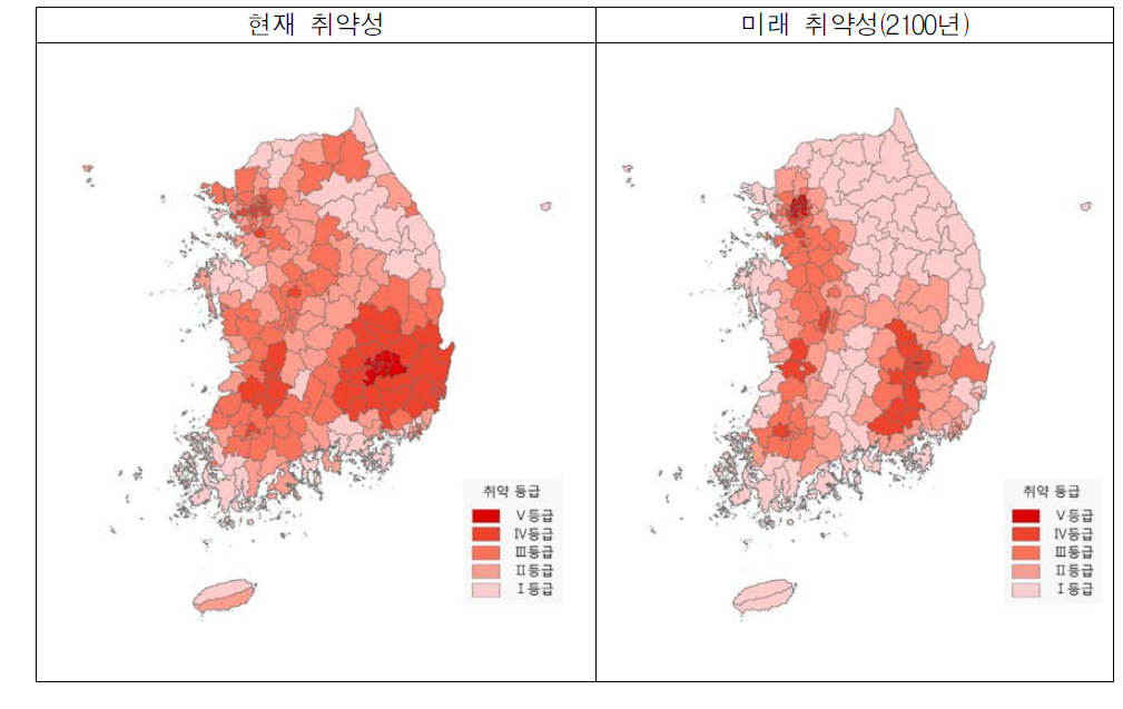 전국 폭염 취약성