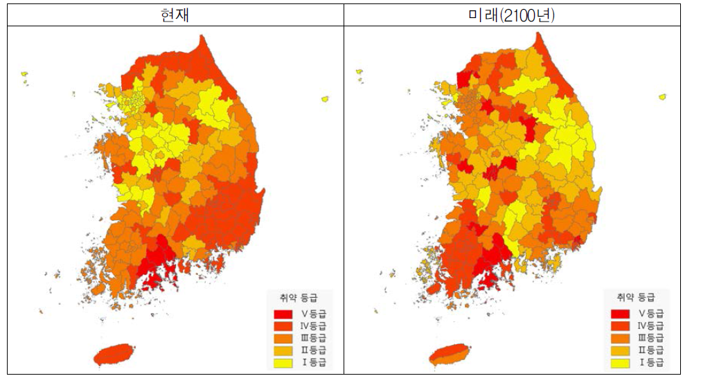 전국 가뭄 취약성