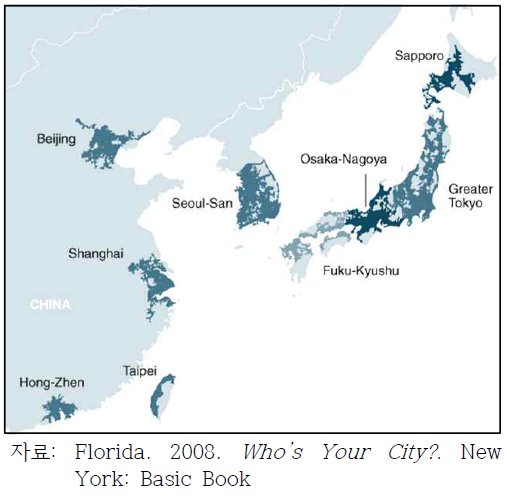 동아시아의 mega region