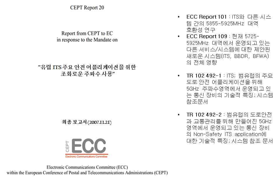 CEPT Report 20