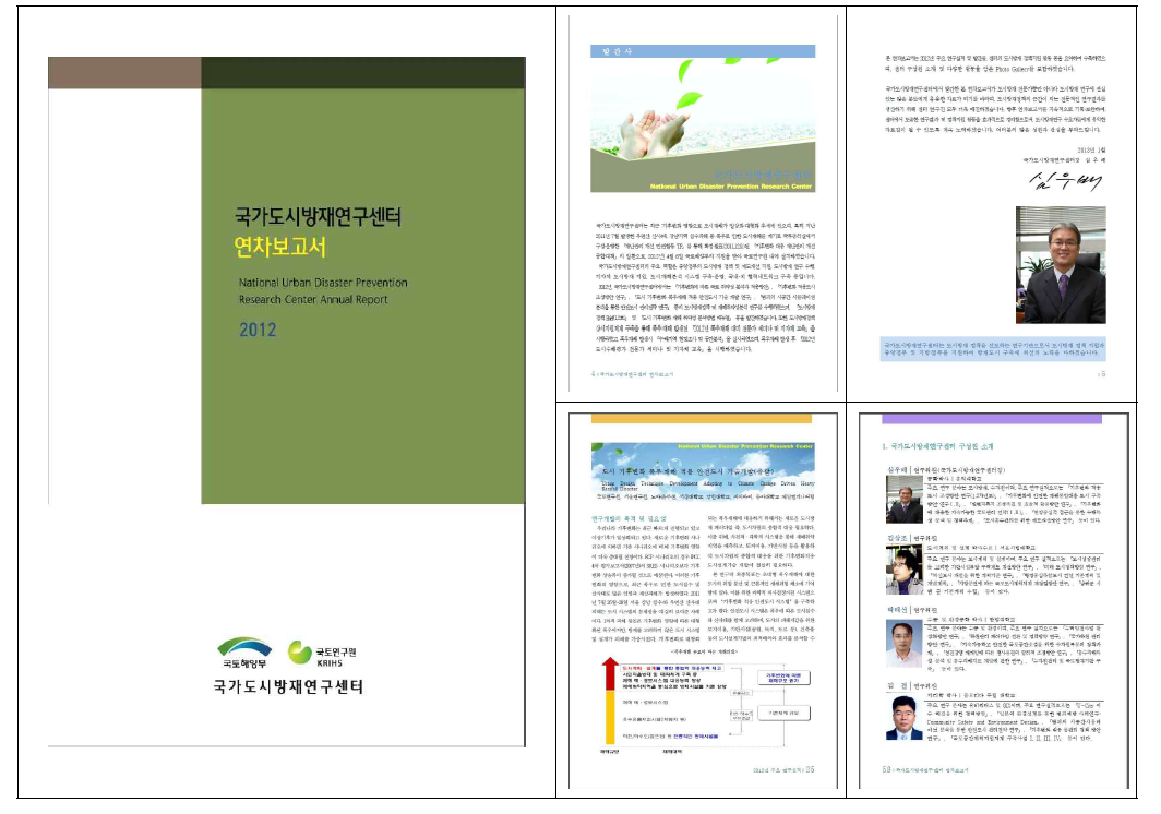 2012년 국가도시방재연구센터 연차보고서