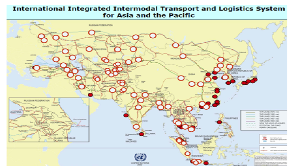 UN 아태지역 국제복합운송·물류네트워크 개발계획