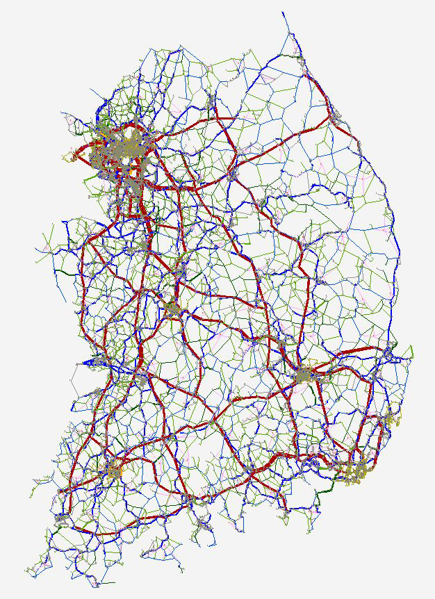 2013년도 교통수요분석 네트워크
