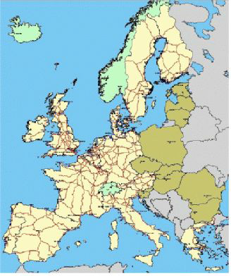 유럽의 화물수송용 철도망