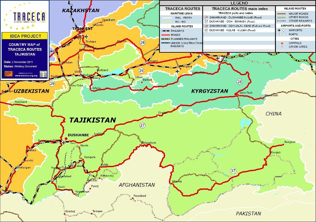 타지키스탄 교통 현황