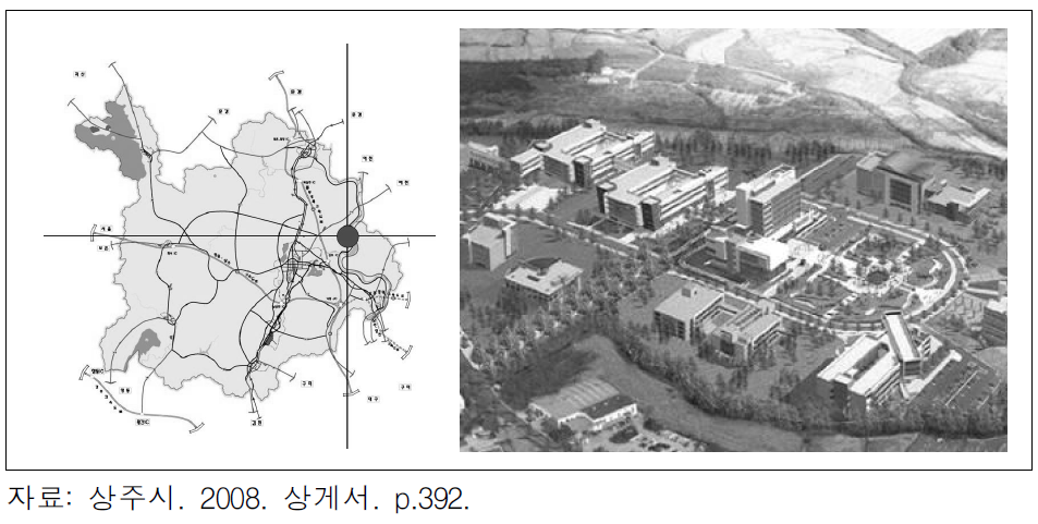 농업테크노파크 위치와 예시도