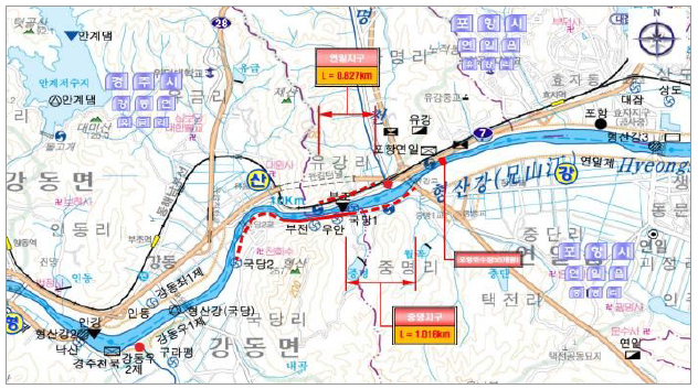 효자1지구 하천환경정비사업