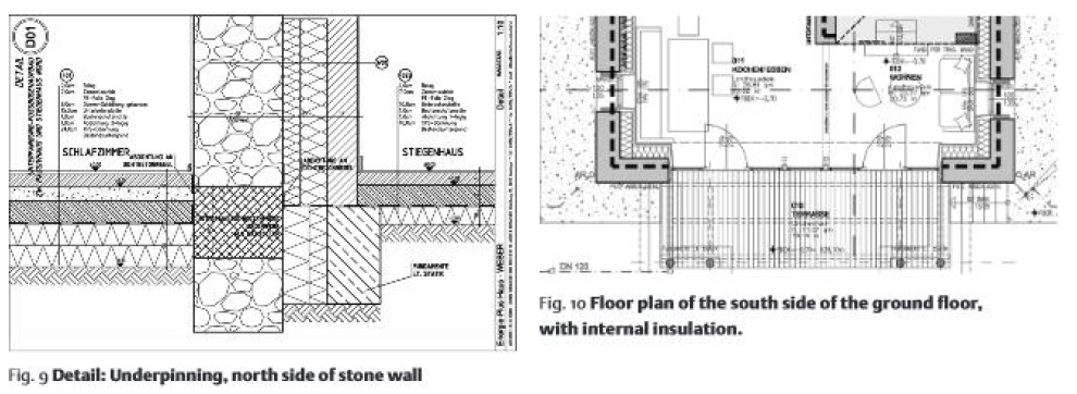 Der Weber Hau(목조 리모델링 패시브 하우스 기초 단면, 외벽 상세)