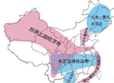 중국 지역별 프로젝트 및 일대일로