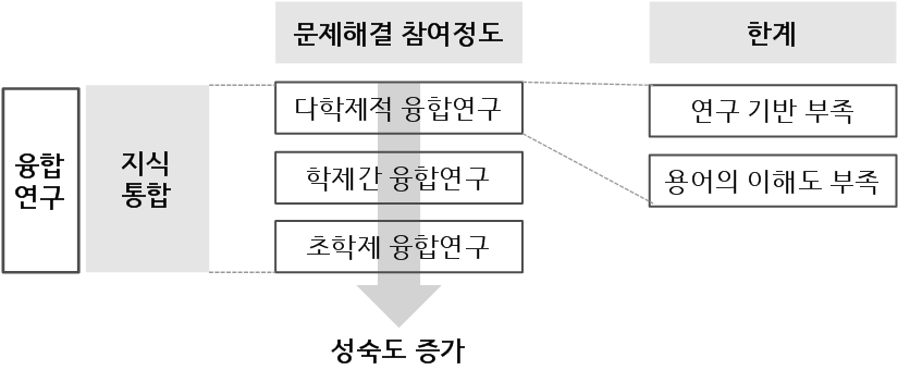 융합연구의 분류 및 한계