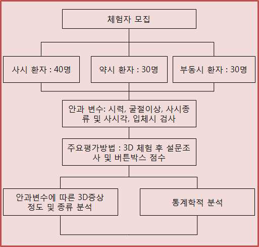 양안시 장애에 대한 영향성 평가