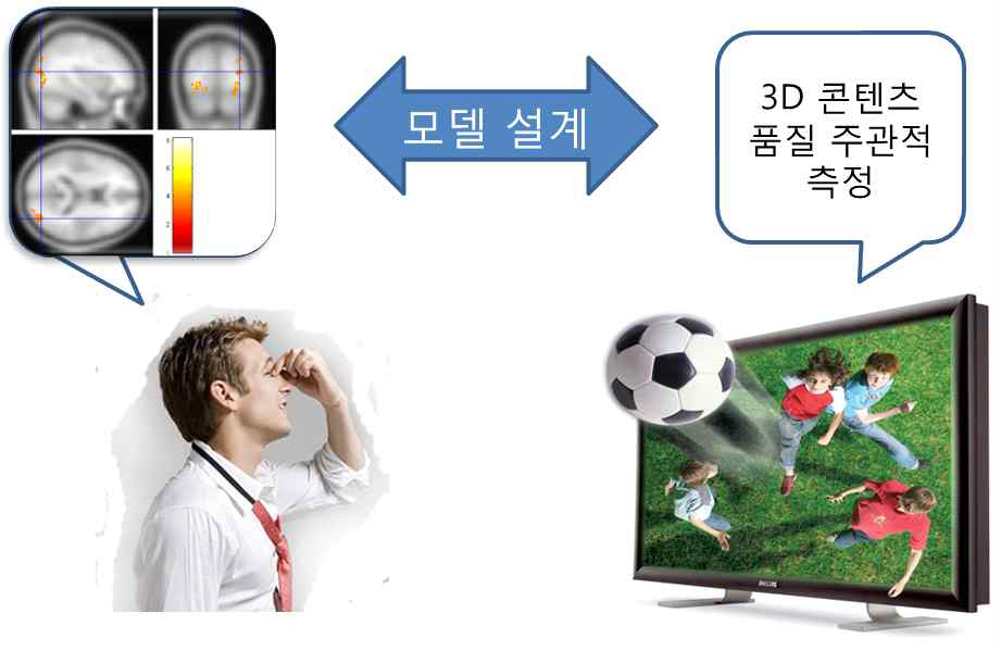 3D 콘텐츠 품질과 뇌 반응의 상관관계 분석