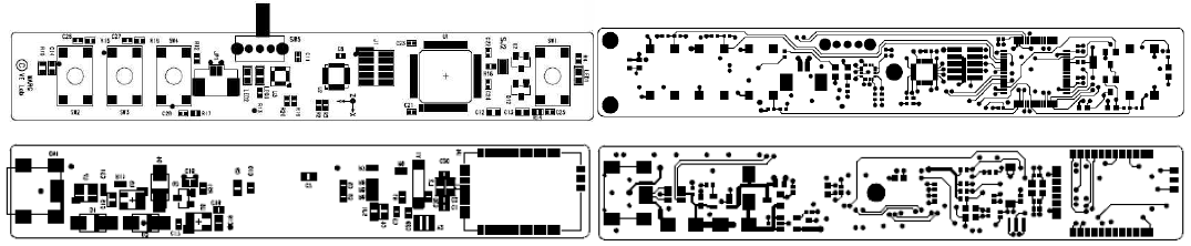 4층 구조의 PCB 디자인