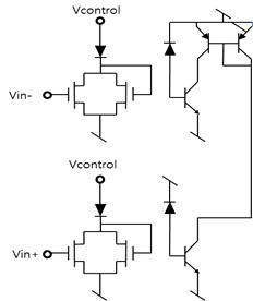 광복합형 transconductance 증폭기