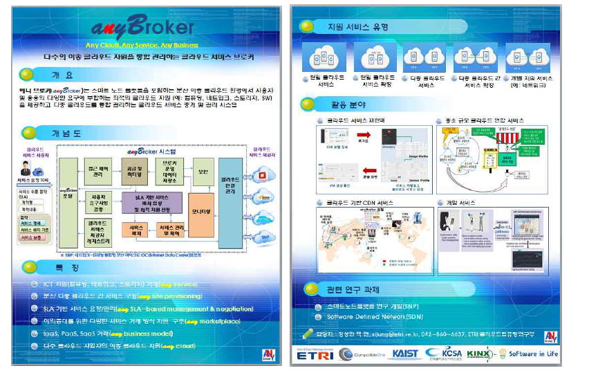 클라우드 서비스 브로커 전시 브로셔