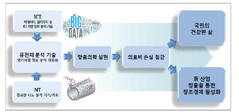 과학기술․ICT 융합을 통한 창조경제 활성화: 유전체분석기술 예시