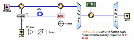 10 Gb/s 전송을 위한 feed forward loop