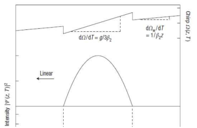 Optical similariton의 펄스 모양과 linear chirp