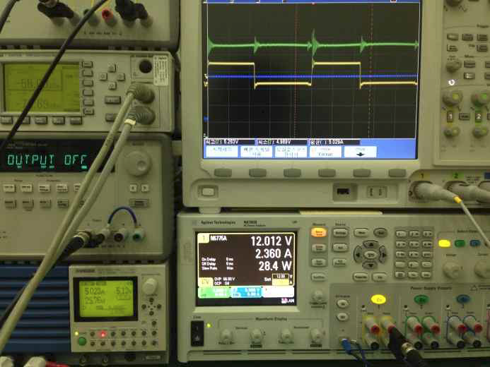 DCDC 변환기 측정 결과