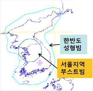 재구성 단일 빔 전력 제어 시스템의 서비스 커버리지