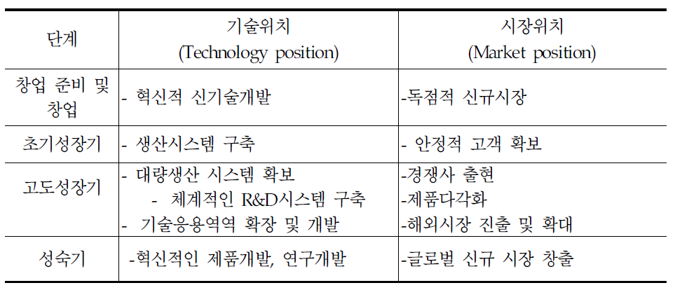 기술혁신형 기업들의 기술전략과 성장경로