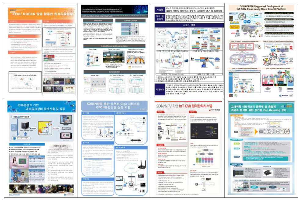 KOREN Workshop 2015의 시연 판넬