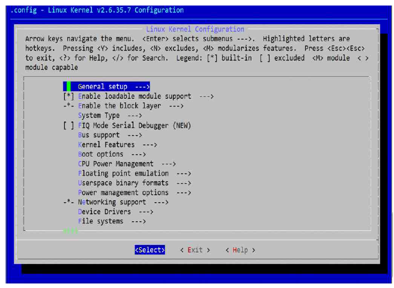 리눅스 OS에서 추가기능(서비스)을 추가하는 화면