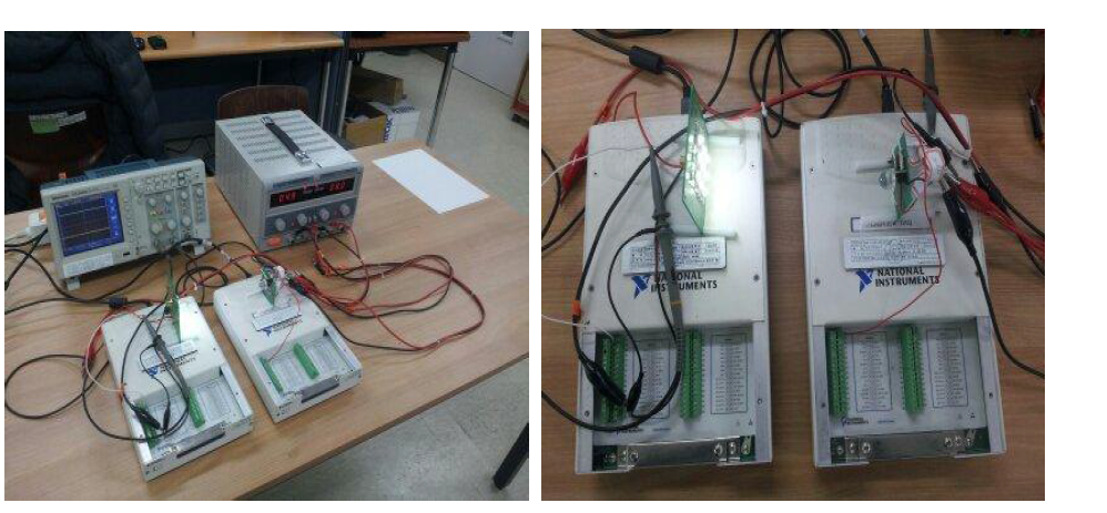 NI-DAQ 장비를 이용한 실험사진