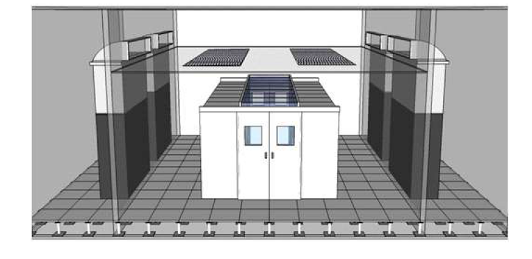 Cold aisle containment + 항온항습기 방식