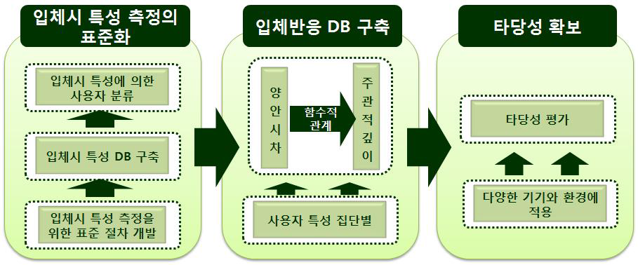 입체시 주관적 평가방식