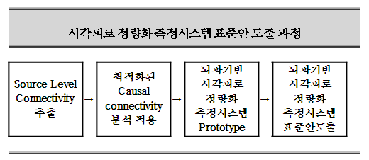 시각피로 정량화 측정시스템 표준안 도출과정