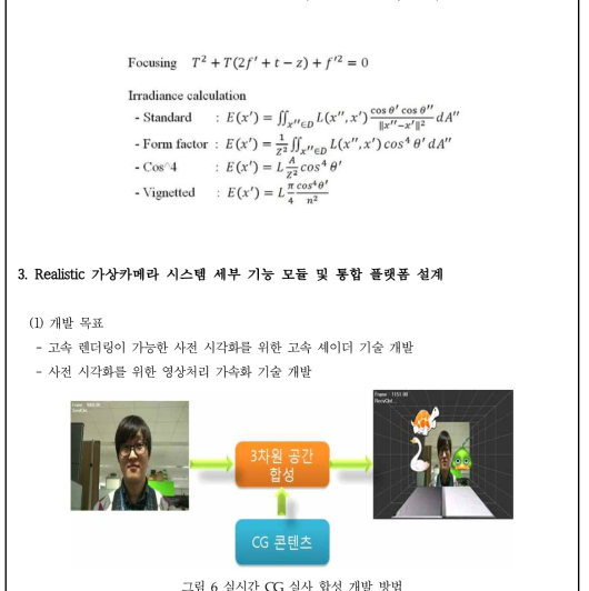 실시간 CG 실사 합성 개발 방법