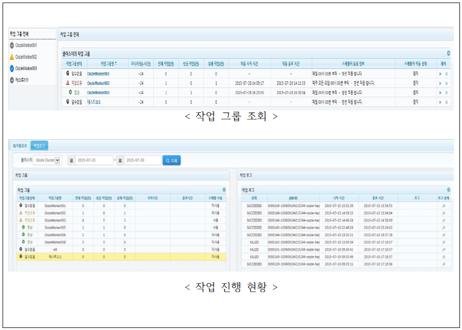 워크플로우 로그 조회