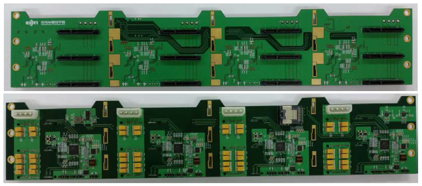 2U Case 적응형 Storage Backplane (Front & Back Side)