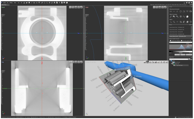 3D 분석 및 측정 소프트웨어 VX3D