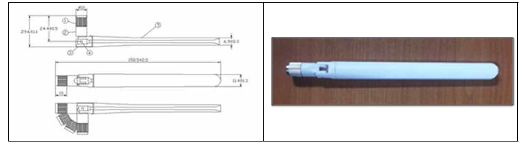 EXT 안테나 도면 및 사진