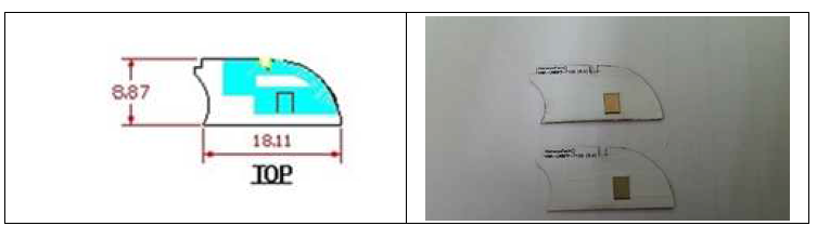 Indoor Antenna(F-PCB Type) 도면 및 사진