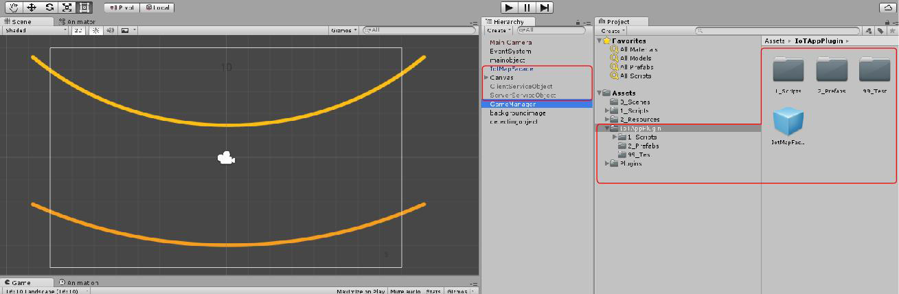 UNITY 개발 환경에 적용된 IoT 플랫폼 플러그인