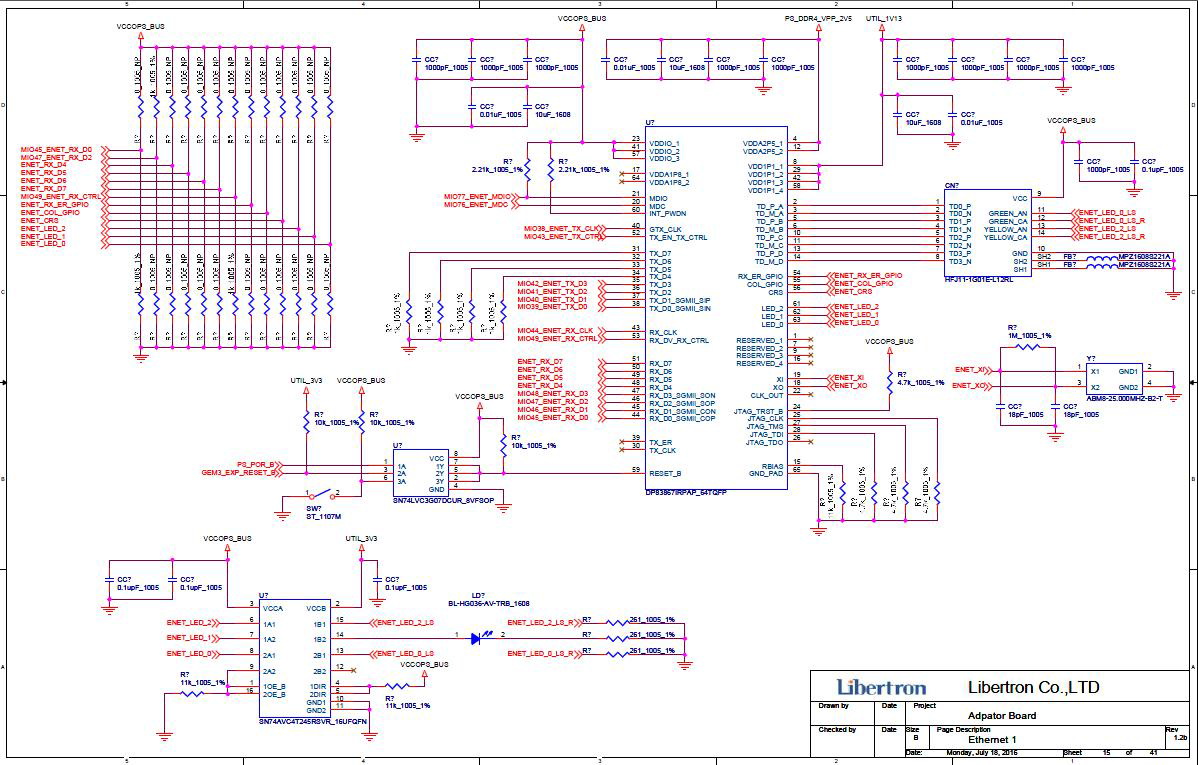 Adaptor Board 회로도(2/3)