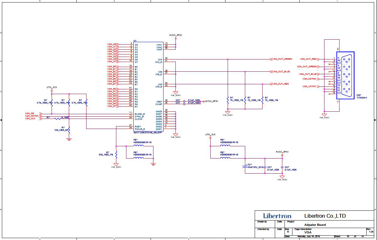 Adaptor Board 회로도(3/3)