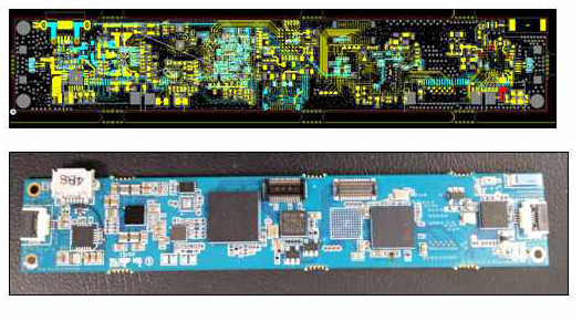 스마트글래스 PCB설계도 및 실물