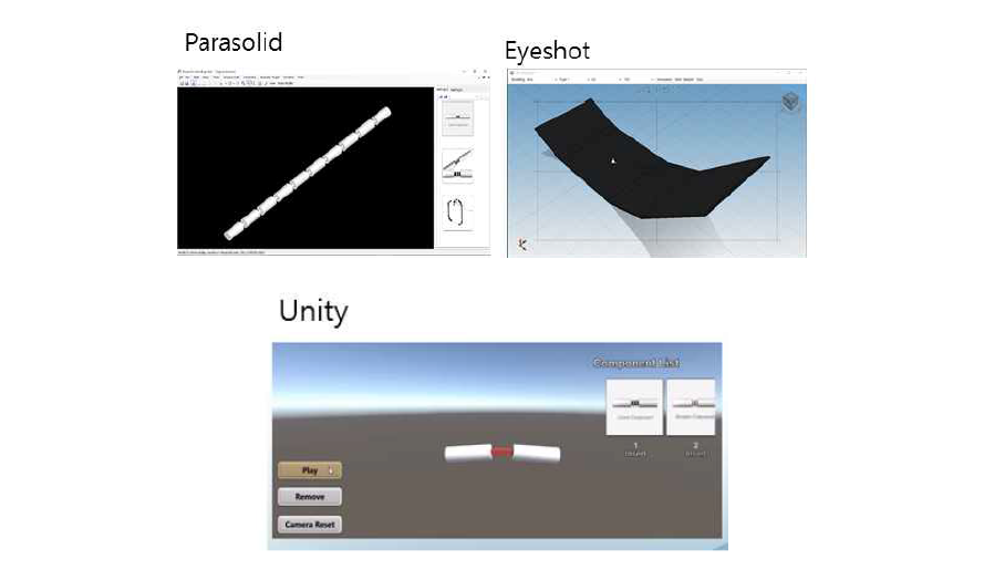 Parasolid, Eyeshot, Unity를 사용한 프로토타입