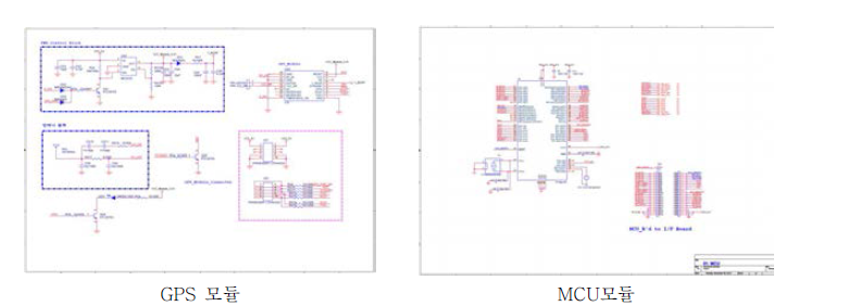 GPS & MCU 모듈 회로도