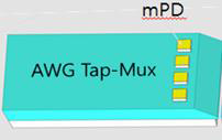 AWG Tap-MUX mPD 실장 구조
