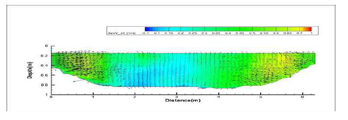 ADCP를 이용한 하천단면 흐름특성 분석