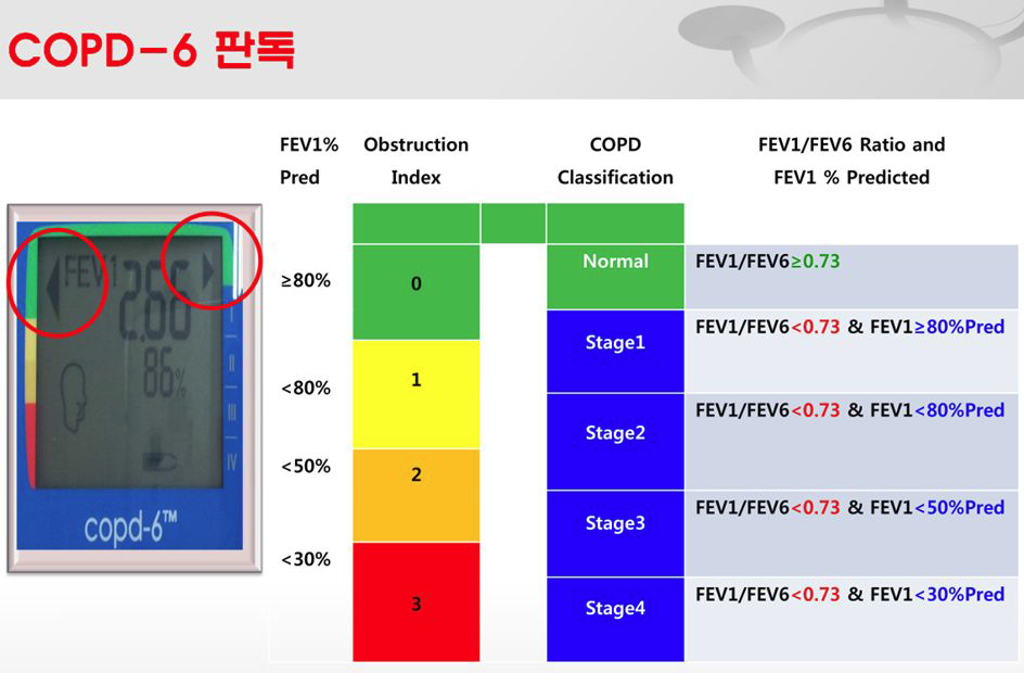 COPD6 결과 해석