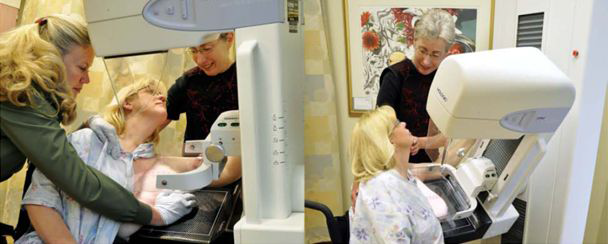 장애를 가진 환자의 요구에 부응하기 위한 방사선사 교육 훈련 모습, Oregon Health and Science University