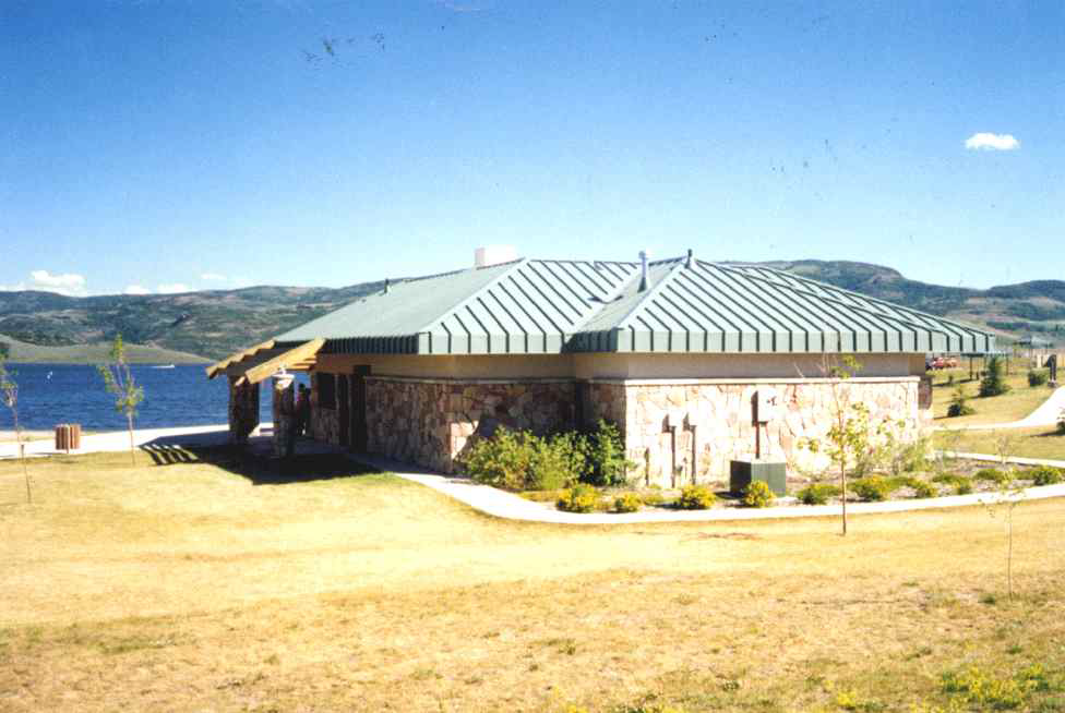 공중화장실 그리고 샤워장_Jordanelle State Park, Utah