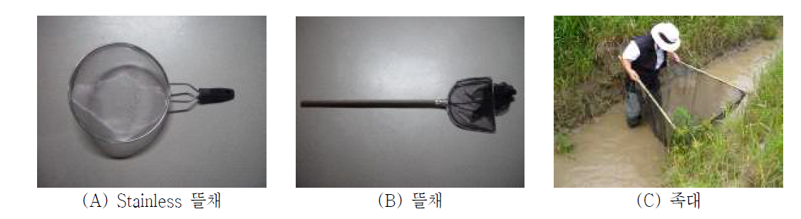 무미양서류 채집도구 및 채집방법